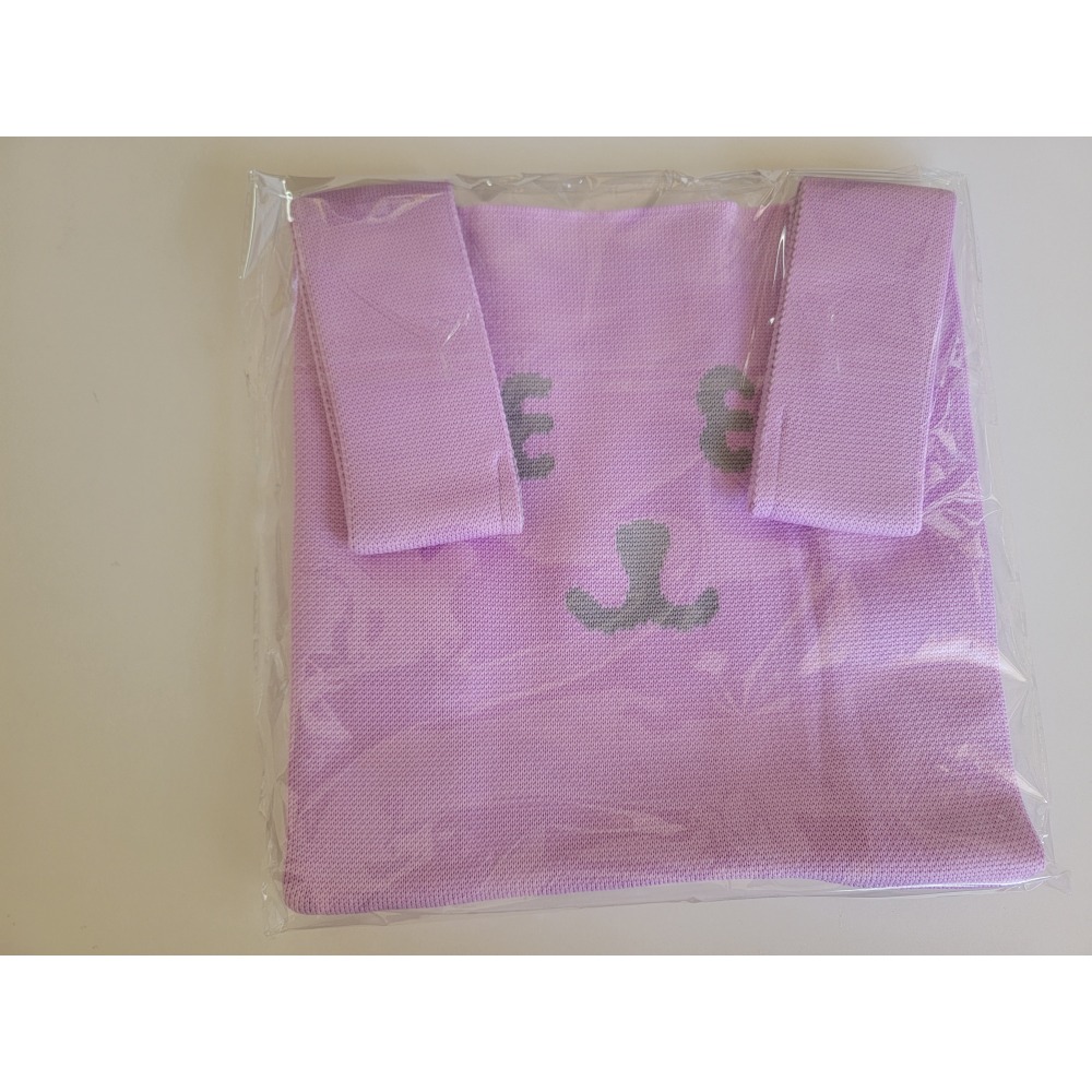 吉伊卡哇 NAGANO 自嘲熊 Nagano Characters 彩色針織包 (淺紫色) 活動式肩帶 揹帶-細節圖5