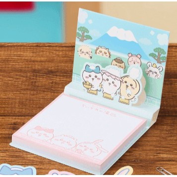 吉伊卡哇 一番賞 溫泉 E賞 溫泉一番賞E賞  文具組 便條紙-規格圖2