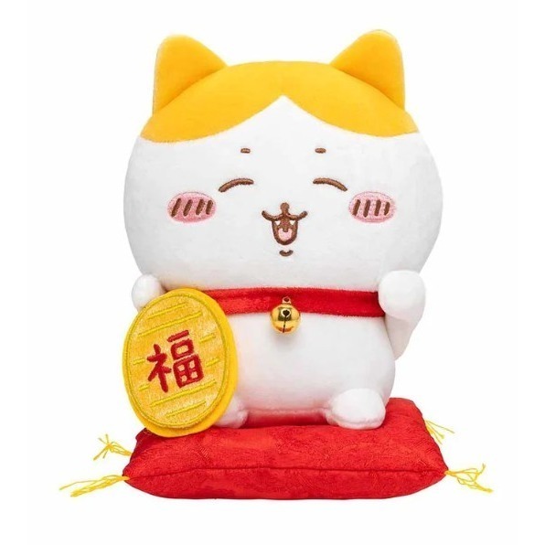 正版 日本帶回 Chiikawa 吉伊卡哇 小八 招財貓 S娃 黃金小八-細節圖2