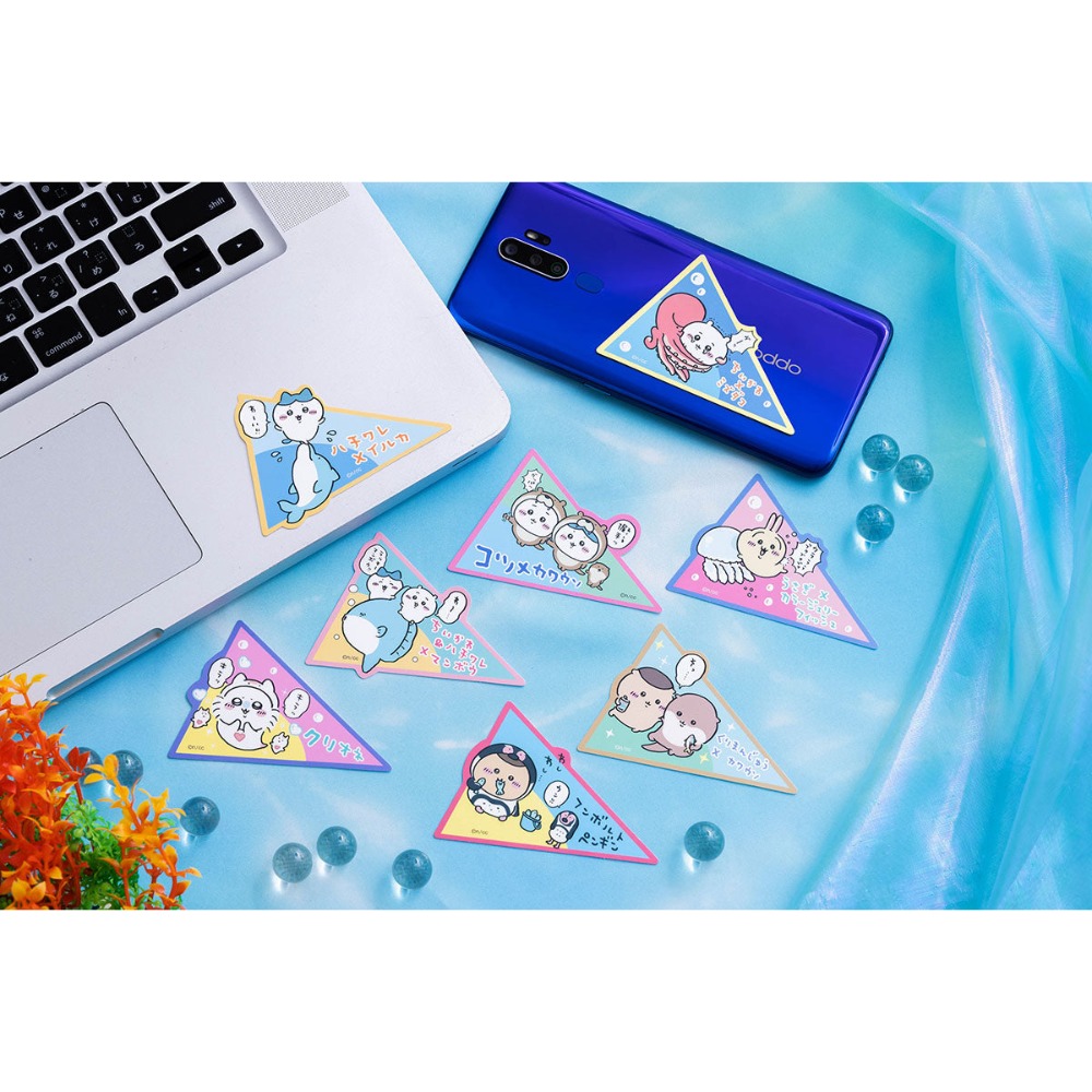 吉伊卡哇水族館 手機貼紙（吉伊卡哇＆八割×水獺）-細節圖2