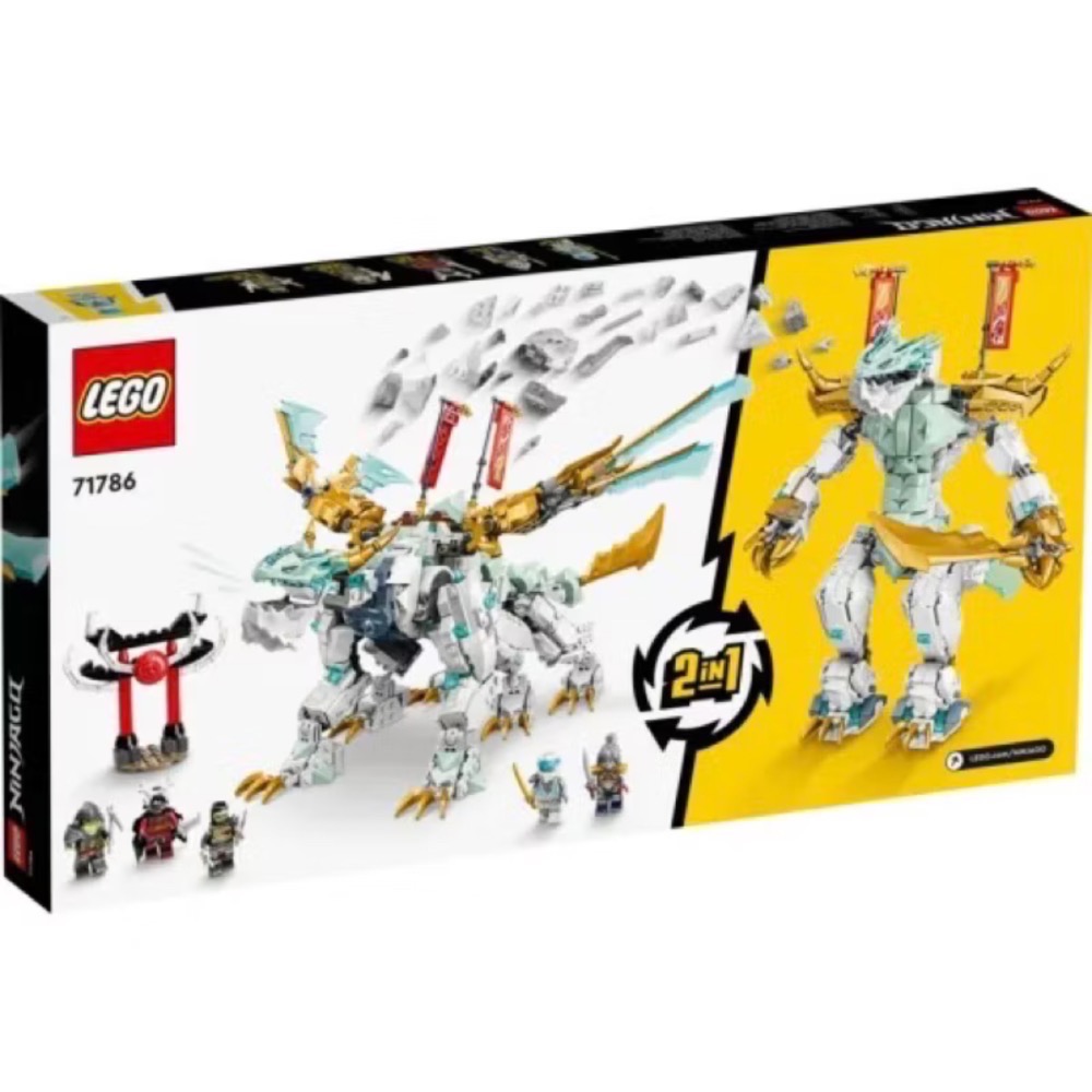 ［阿基米鵝］LEGO 71786 冰忍的冰龍 全新未拆（已絕版）-細節圖2