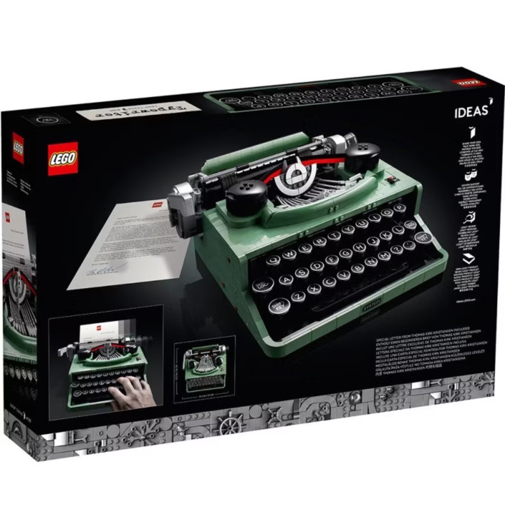 ［阿基米鵝］LEGO 21327 iDeas系列 打字機 全新未拆（已絕版）-細節圖2
