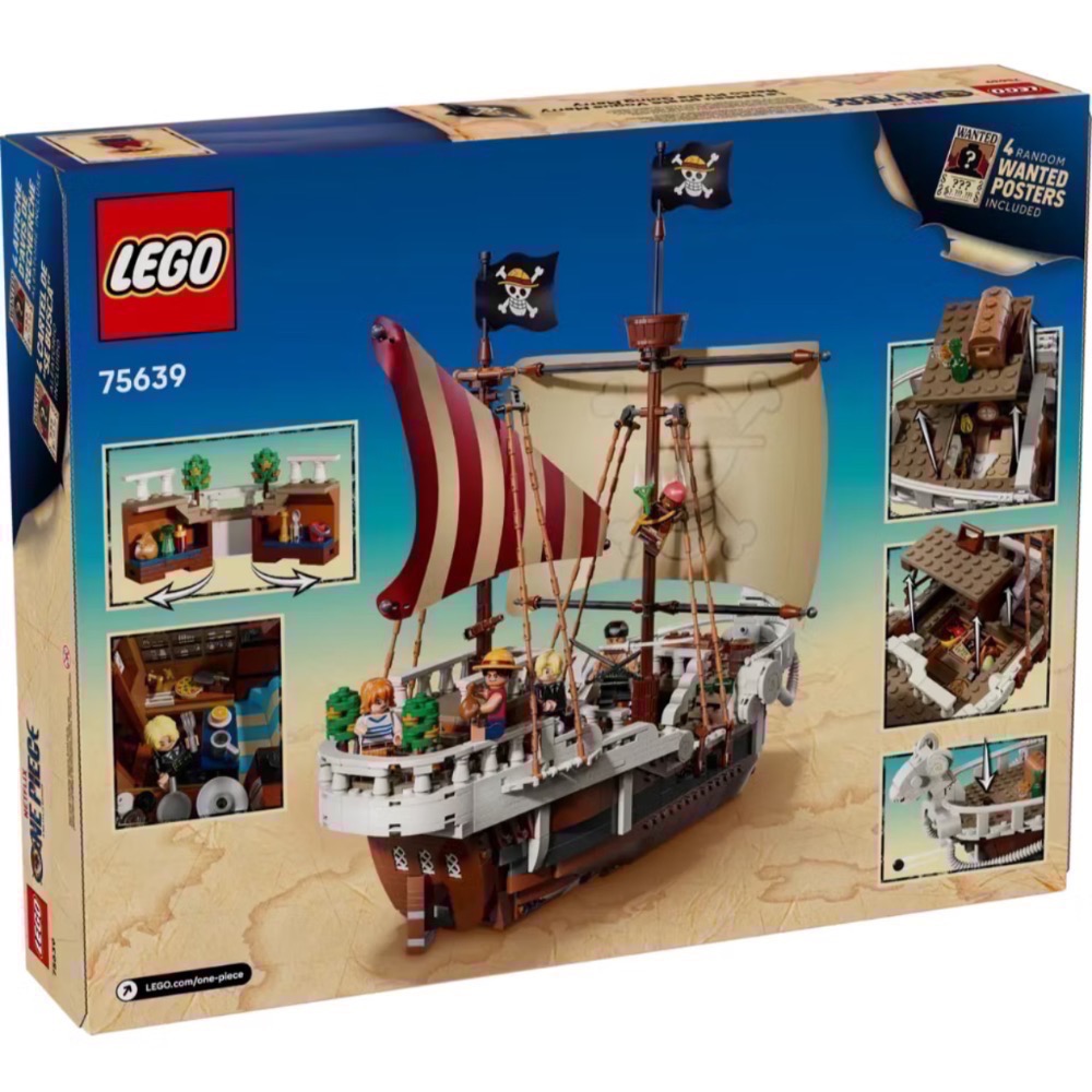 ［阿基米鵝］LEGO 75639 前進梅利號海賊船 全新未拆-細節圖2