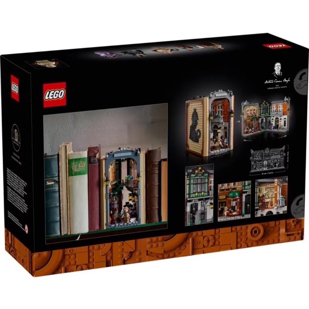 ［阿基米鵝］LEGO 10351 福爾摩斯書擋擺飾 全新未拆-細節圖2