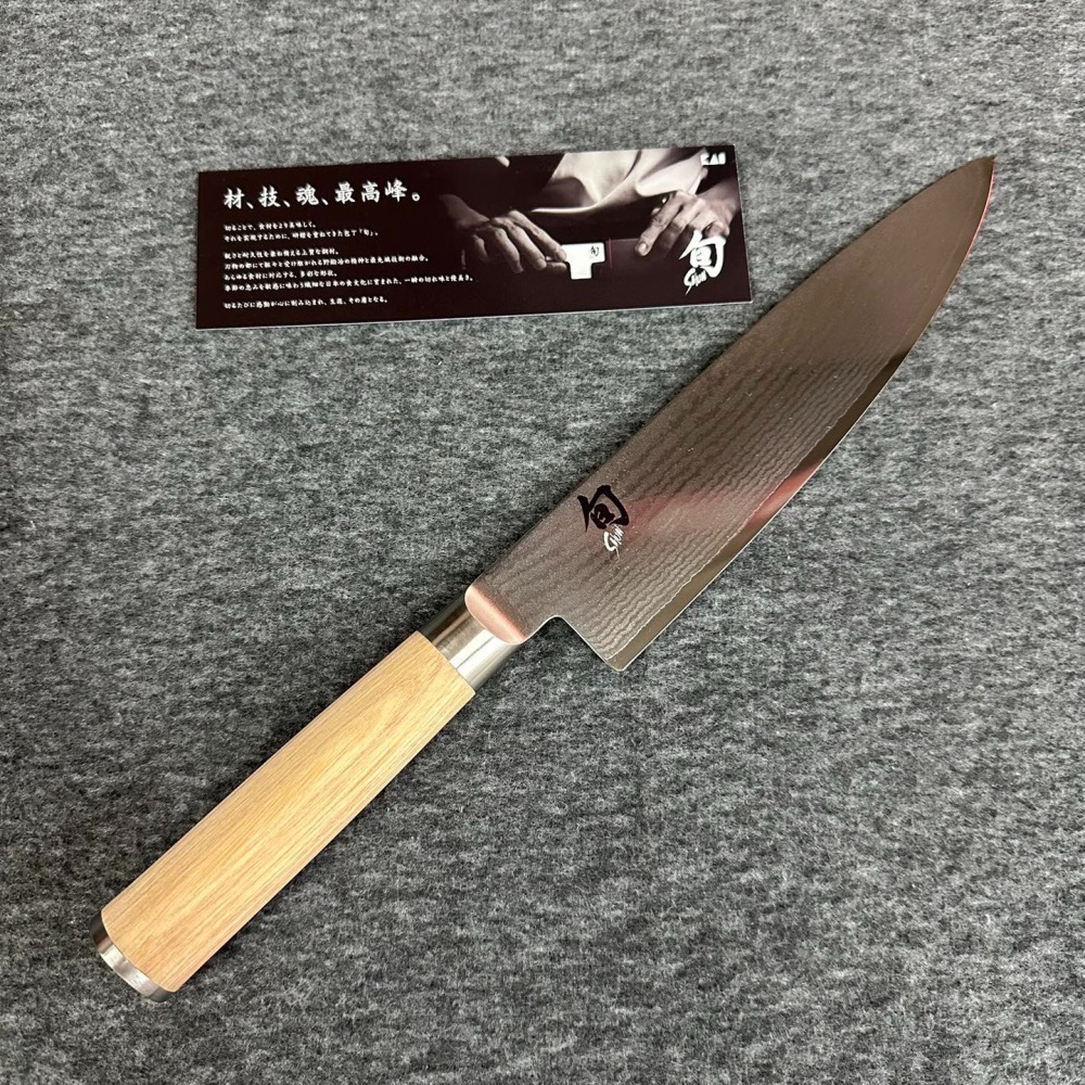 台中菜刀王 旬DM0706W 旬 Classic 牛刀/主廚刀 200mm VGMax ～全館超取免運～-細節圖4