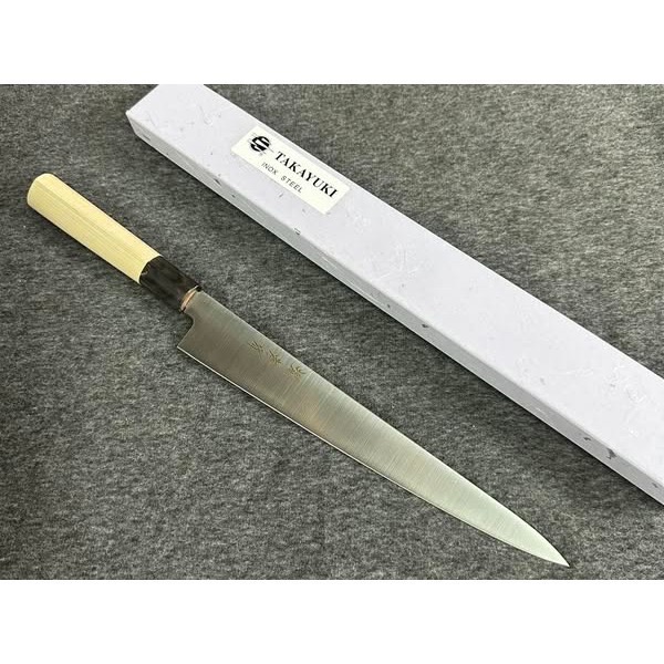 台中菜刀王日本堺孝行 INOX 鋼 和筋引 240mm ～-細節圖3