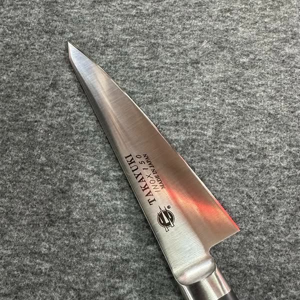 台中菜刀王 日本堺孝行 INOX 鉬鋼 骨透 150mm ～全館超取免運～-細節圖2