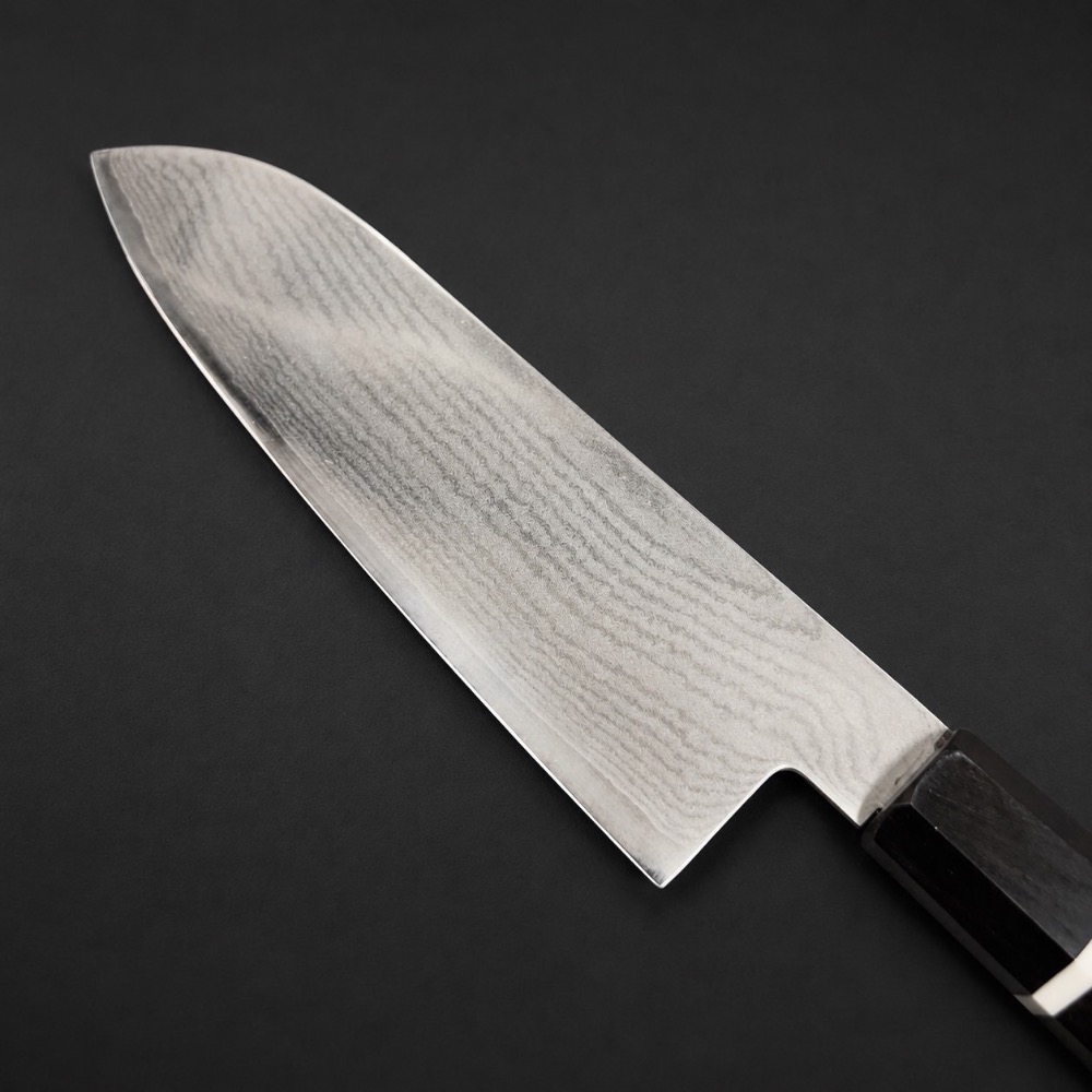 黑丹VG10大馬士革積層三德刀 18cm-細節圖3