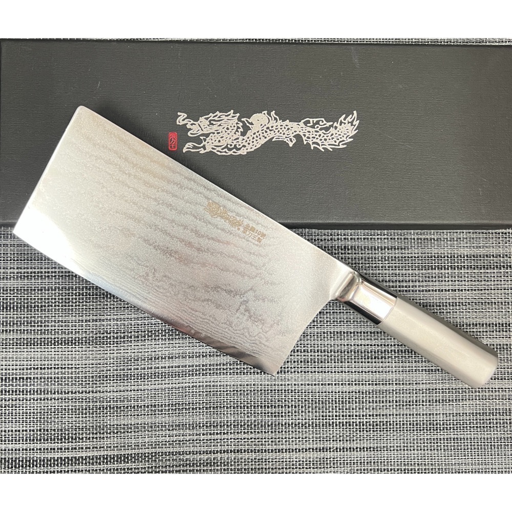 台中菜刀王出品~鐵八角大馬士積層3片 中式片刀 中華刀~全館免運滿千送百~ - 台中保國菜刀王創始店 - iOPEN Mall