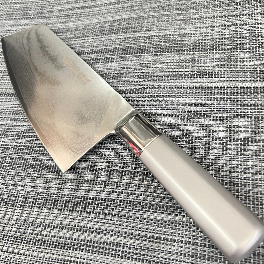 台中菜刀王出品 鐵八角大馬士革積層肉桂刀 ～全館免運～-細節圖3