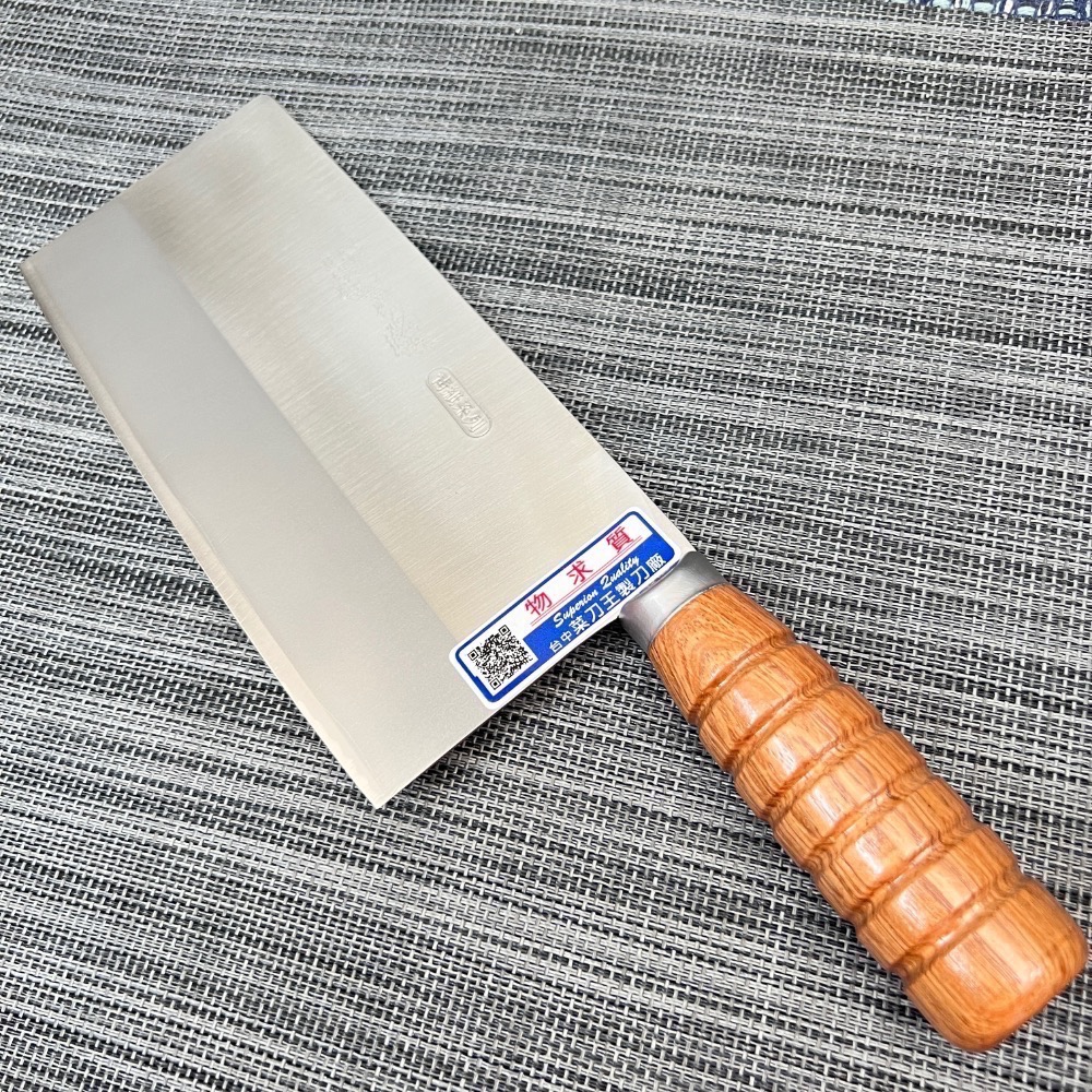 台中菜刀王香港型1號片刀-青紙鋼（會銹）港式燒臘～超取免運～-細節圖2