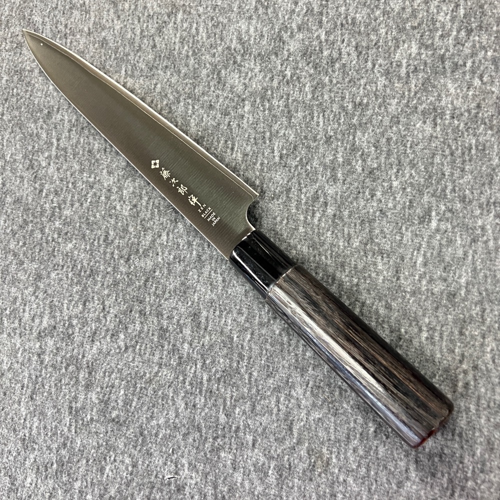 台中菜刀王 藤次郎 FD-1569 BLACK 黑禪 萬用細身刀 210mm-細節圖2