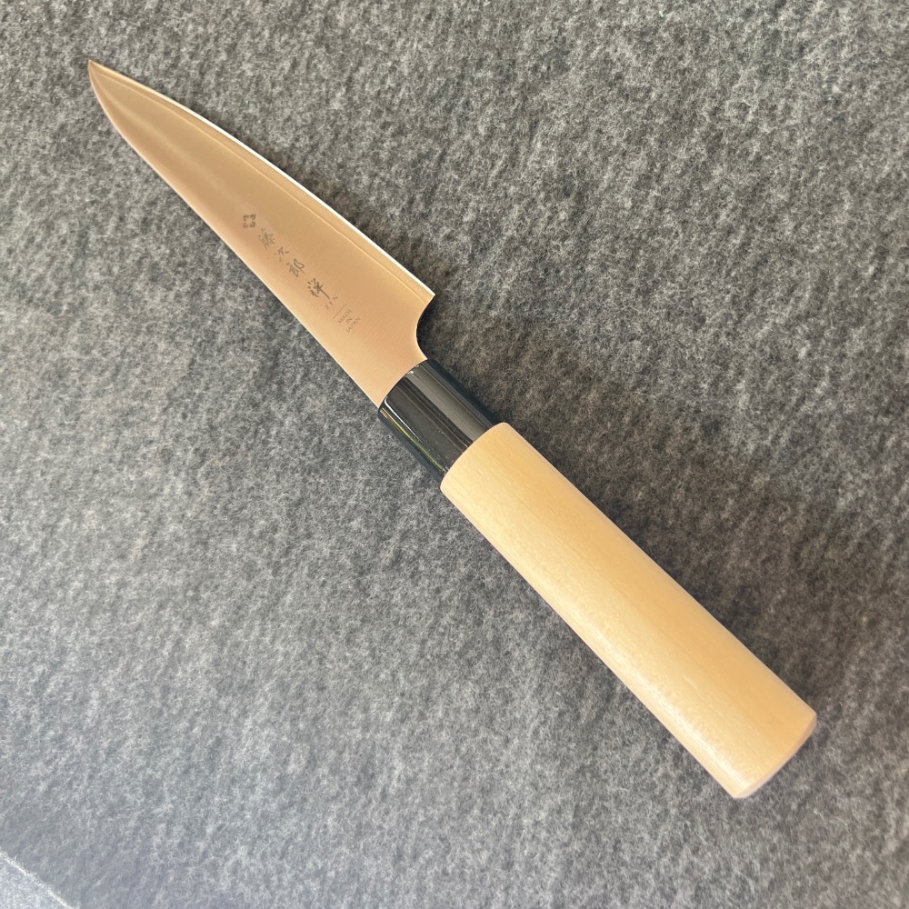 台中菜刀王 藤次郎 vg10 白禪小刀 13cm 朴木木柄 FD-562 ～全館超取免運～-細節圖2