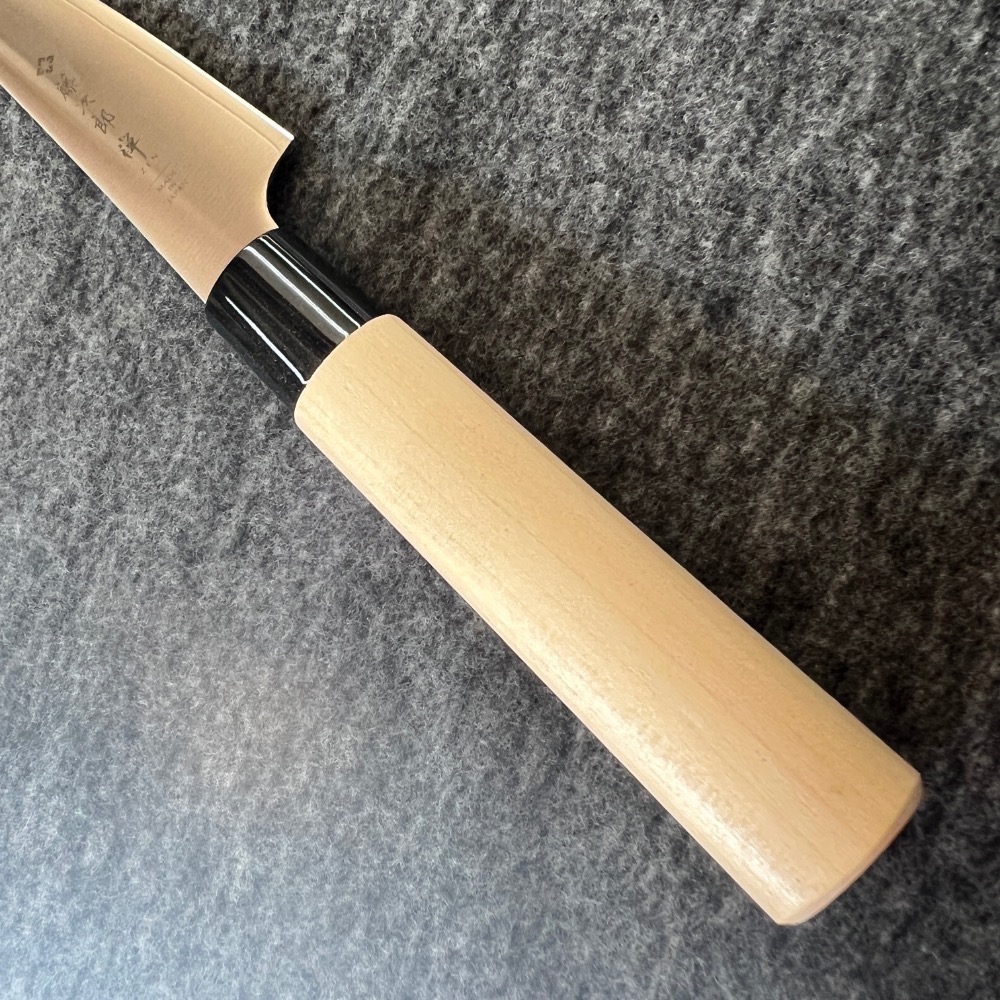 台中菜刀王 藤次郎 vg10 白禪小刀 13cm 朴木木柄 FD-562 ～全館超取免運～-細節圖3