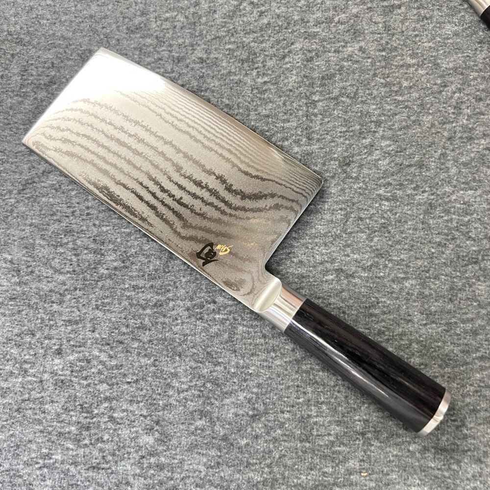 台中菜刀王 旬 BC-0068 大馬士革鋼 龍紋菜(片)刀／萬用蔬果刀-雙刀超值禮盒組～全館超取免運～-細節圖2