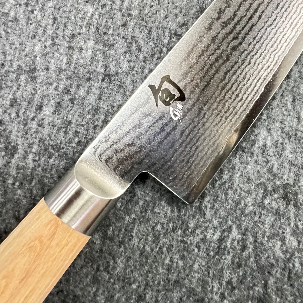 台中菜刀王 旬 大馬士革鋼主廚用刀 牛刀 20cm DM-0706W 白柄  (菜刀 切肉 切魚 ～全館超取免運～-細節圖3