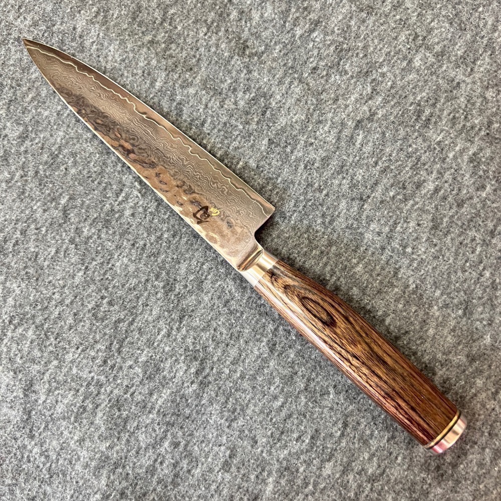 台中菜刀王 旬 TDM-0701 料理刀 主廚刀 搥紋小刀 150mm ～全館超取免運～-細節圖2