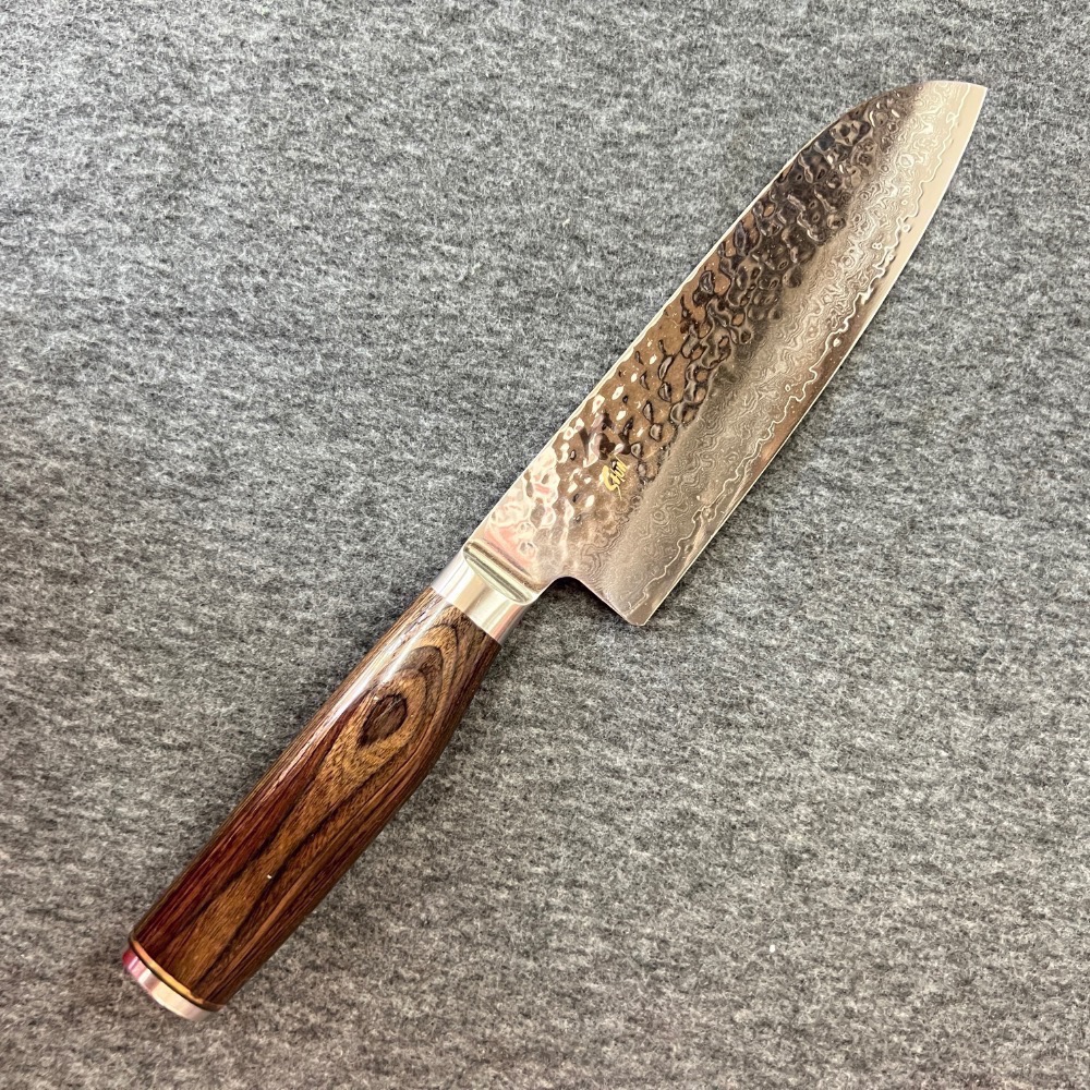 台中菜刀王 旬 TDM-0702 料理刀 主廚刀 搥紋三德刀 180mm ～全館超取免運～-細節圖2