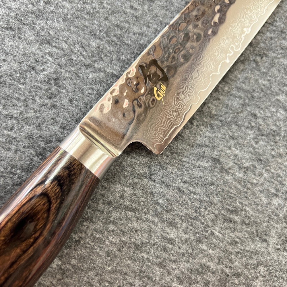 台中菜刀王 旬 TDM-0704 大馬士革搥紋切片刀 240mm ～-細節圖3