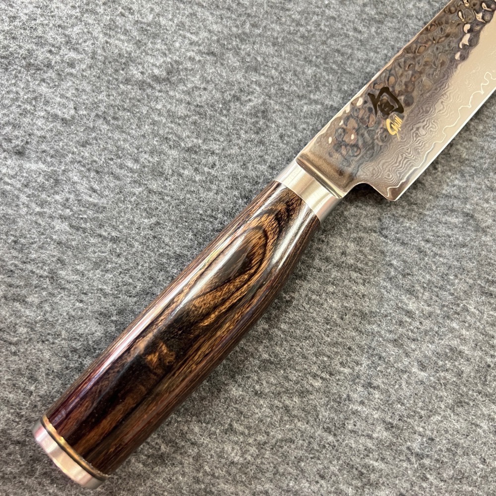 台中菜刀王 旬 TDM-0704 大馬士革搥紋切片刀 240mm ～-細節圖4