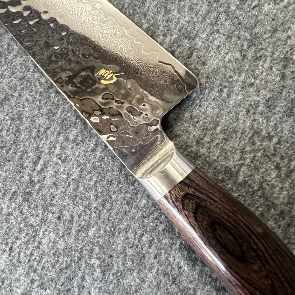 台中菜刀王 旬 SHUN PREMIER 搥紋 小主廚刀 TDM-0723 15cm ～-細節圖3