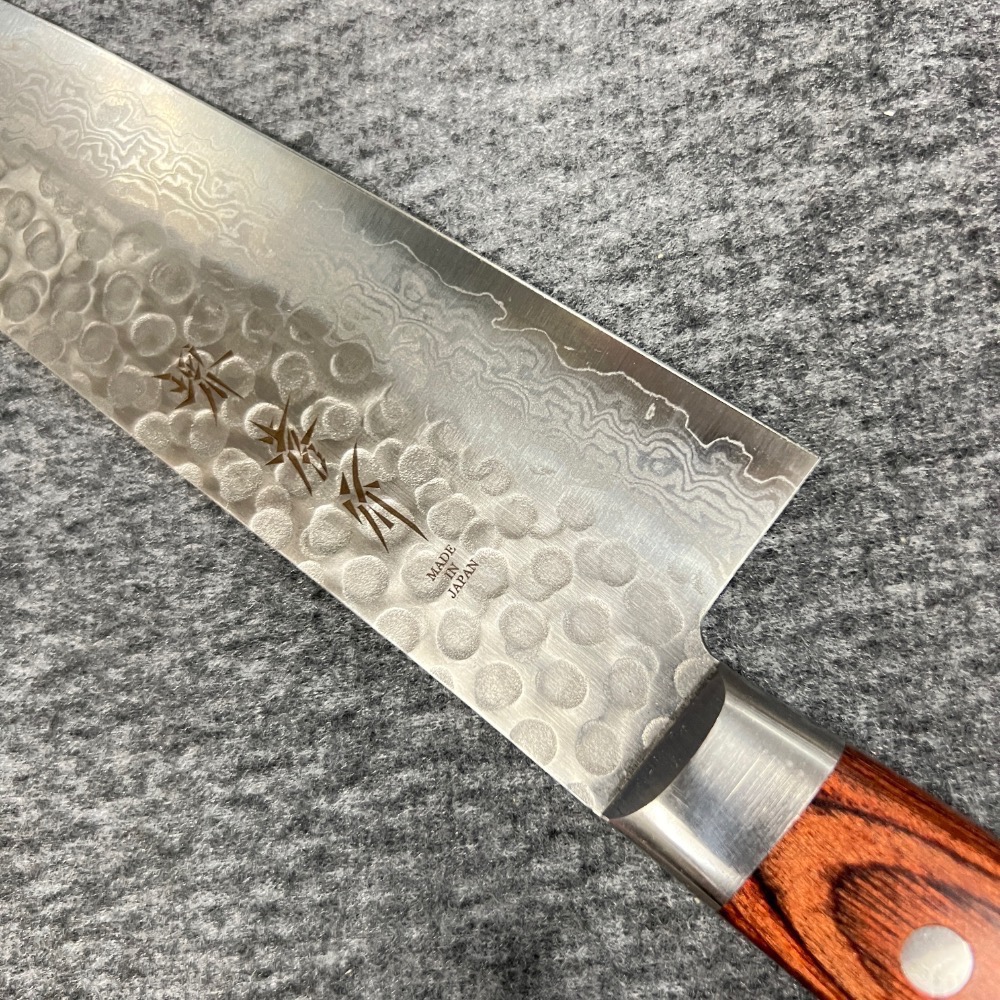 台中菜刀王 堺孝行 大馬士革17層龍紋鎚目牛刀 240mm 270mm ～-細節圖2