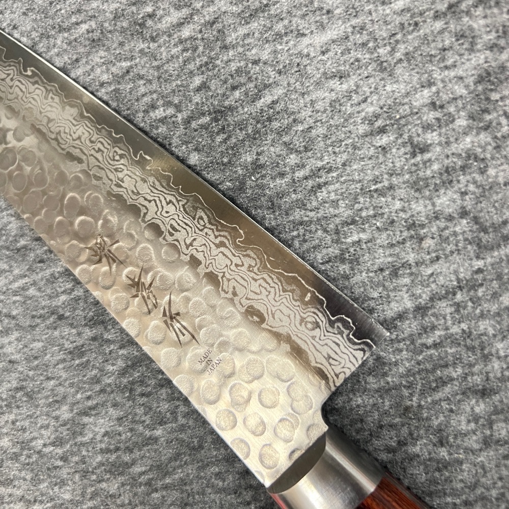 台中菜刀王 堺孝行 大馬士革17層龍紋鎚目牛刀 240mm 270mm ～-細節圖4
