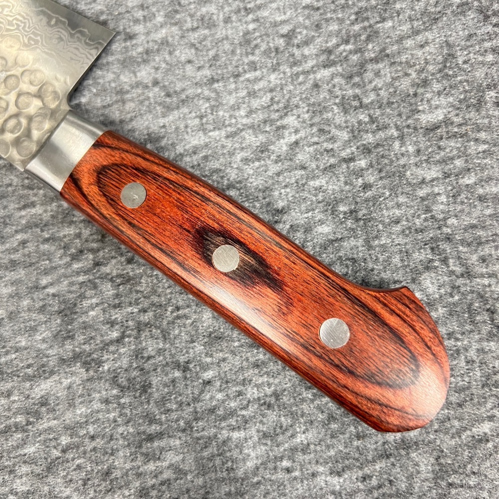 台中菜刀王 堺孝行 大馬士革17層龍紋鎚目牛刀 240mm 270mm ～全館超取免運～-細節圖3