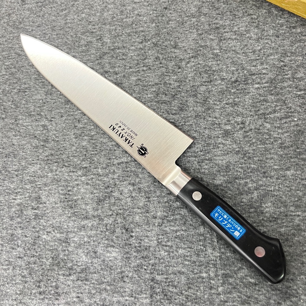 台中菜刀王 堺 孝行 INOX 鉬釩鋼 主廚刀 牛刀 240mm 270mm-細節圖2