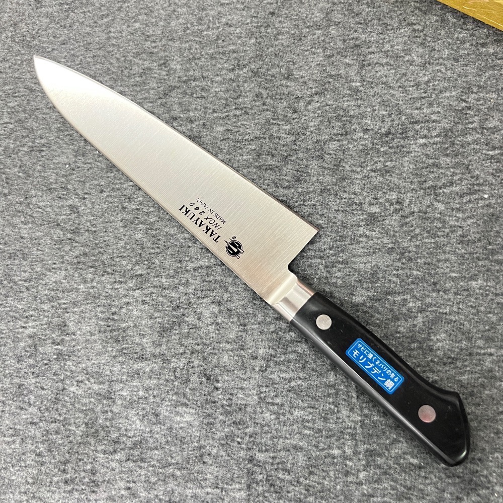 台中菜刀王 堺 孝行 INOX 鉬釩鋼 主廚刀 牛刀 240mm 270mm-細節圖2