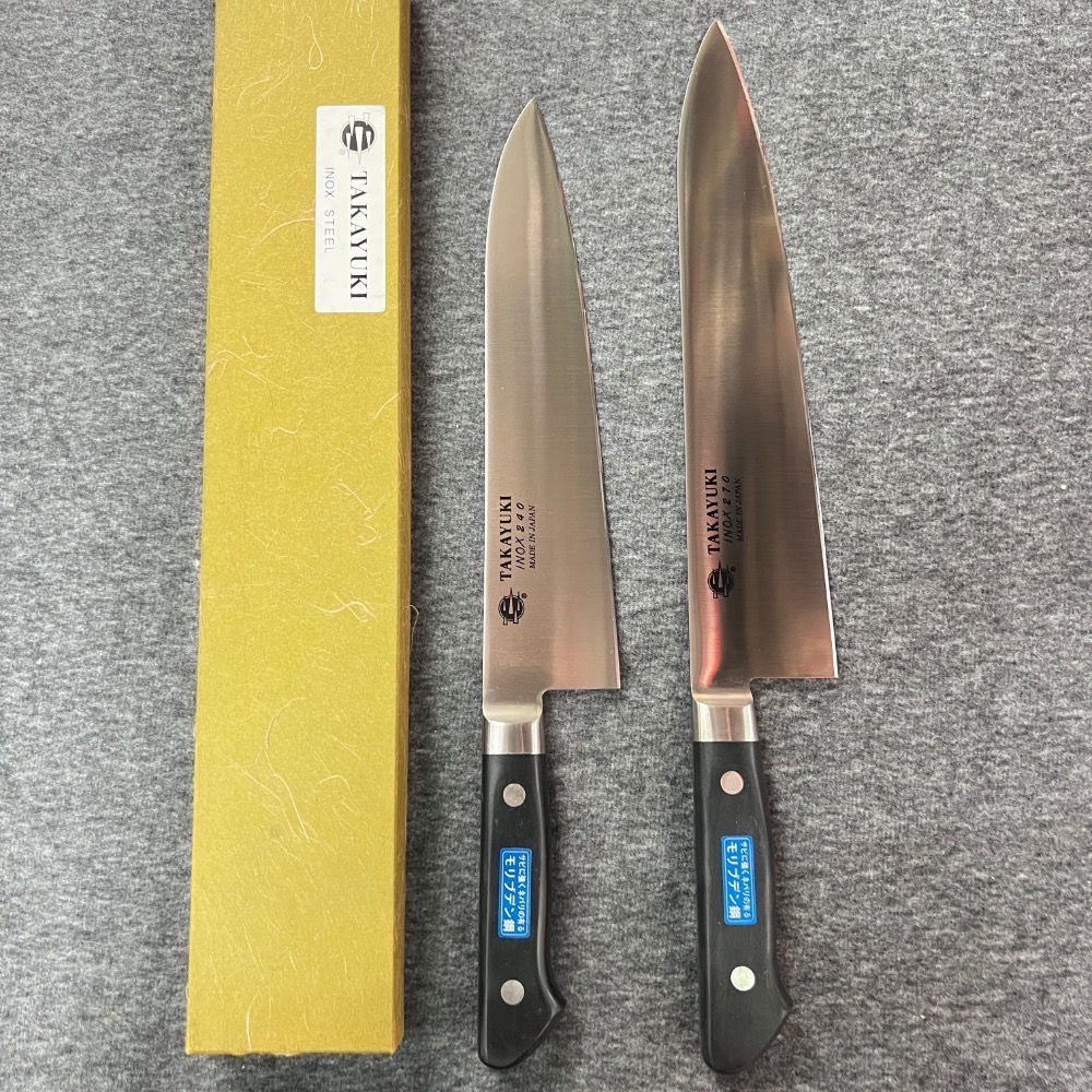 台中菜刀王 堺 孝行 INOX 鉬釩鋼 主廚刀 牛刀 240mm 270mm-規格圖4