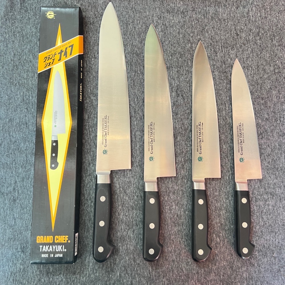 台中菜刀王 堺孝行 Grand Chef 主廚 系列 瑞典鋼 牛刀 210mm 240mm 270mm 300mm-細節圖2