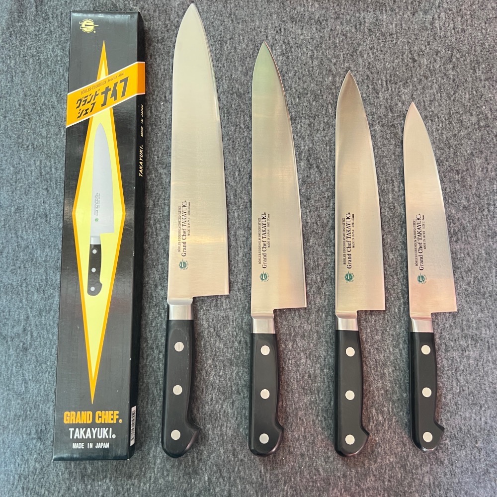 台中菜刀王 堺孝行 Grand Chef 主廚 系列 瑞典鋼 牛刀 210mm 240mm 270mm 300mm-細節圖2