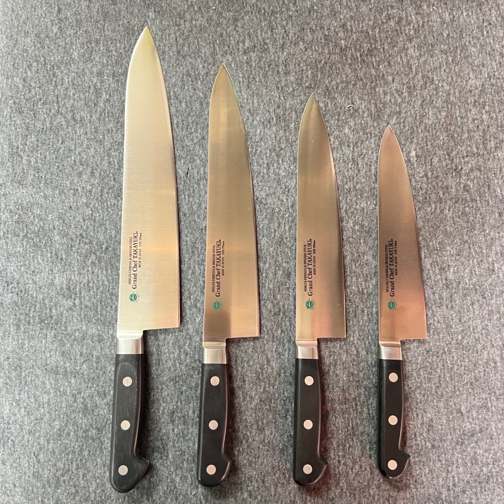 台中菜刀王 堺孝行 Grand Chef 主廚 系列 瑞典鋼 牛刀 210mm 240mm 270mm 300mm-規格圖4
