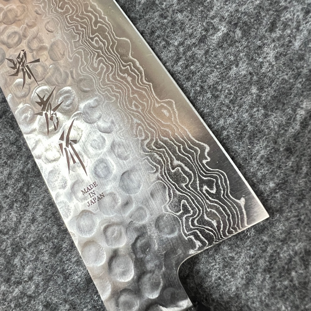 台中菜刀王 堺孝行 和牛刀 210mm AUS10鋼 45層鎚目大馬士革～-細節圖3