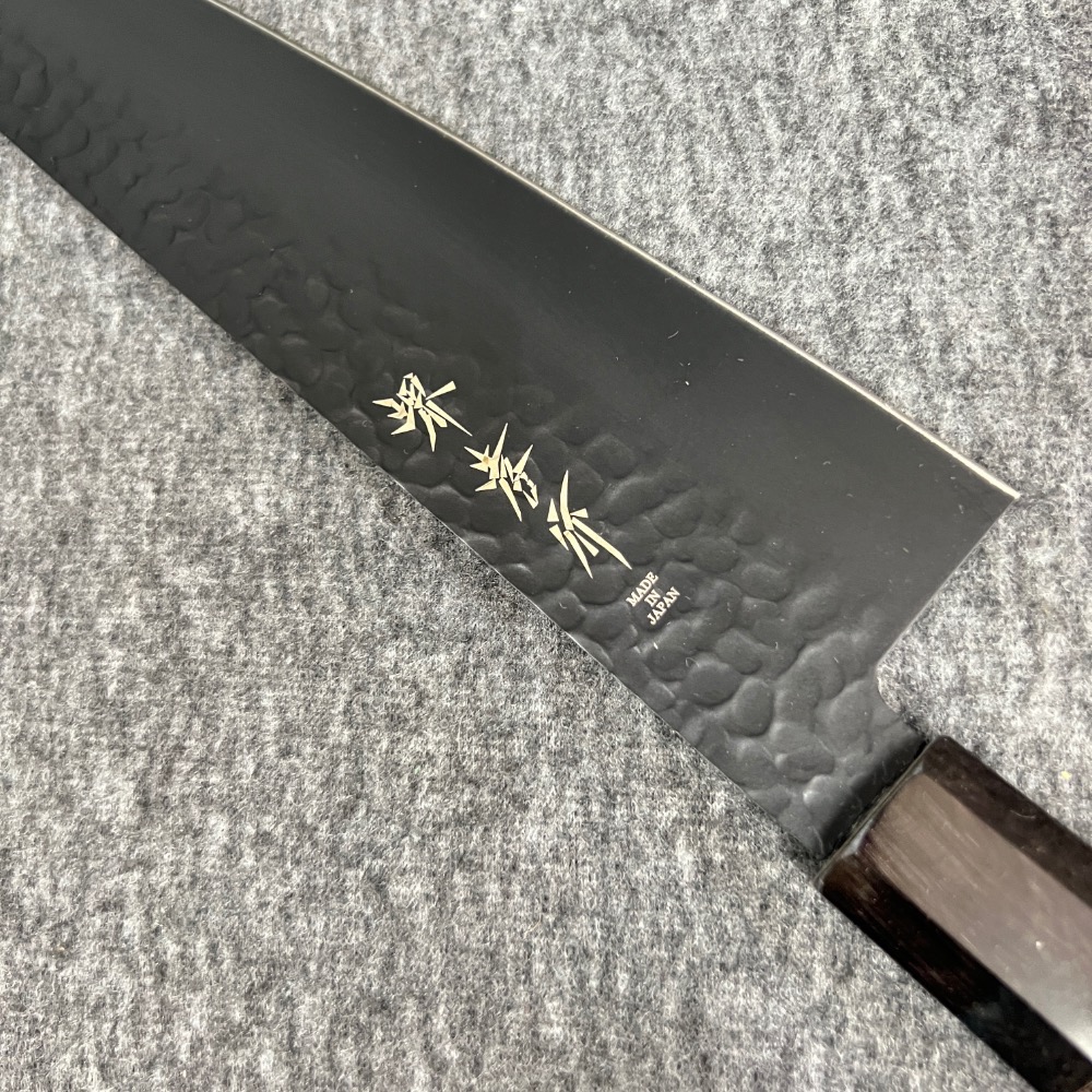 台中菜刀王 堺孝行 黑影 槌目 VG10 主廚刀 牛刀 240 mm-細節圖2