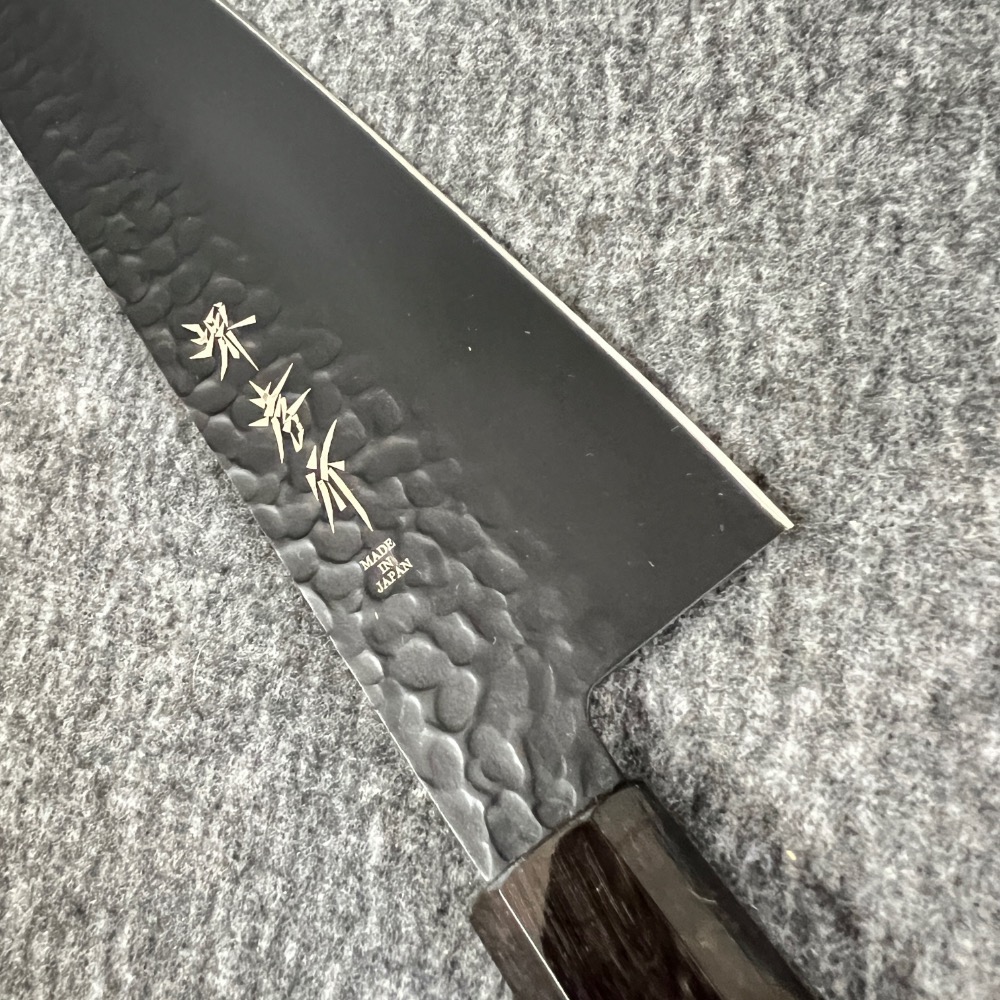 台中菜刀王 堺孝行 黑影 槌目 VG10 主廚刀 牛刀 240 mm-細節圖3