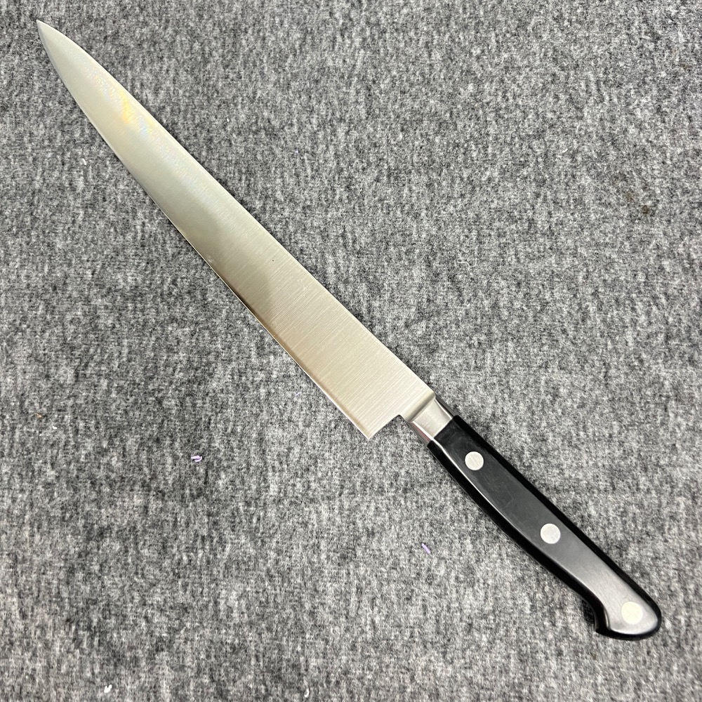 台中菜刀王 堺孝行 Grand Chef SP 單面氣孔 鮭魚筋引 270mm-細節圖4