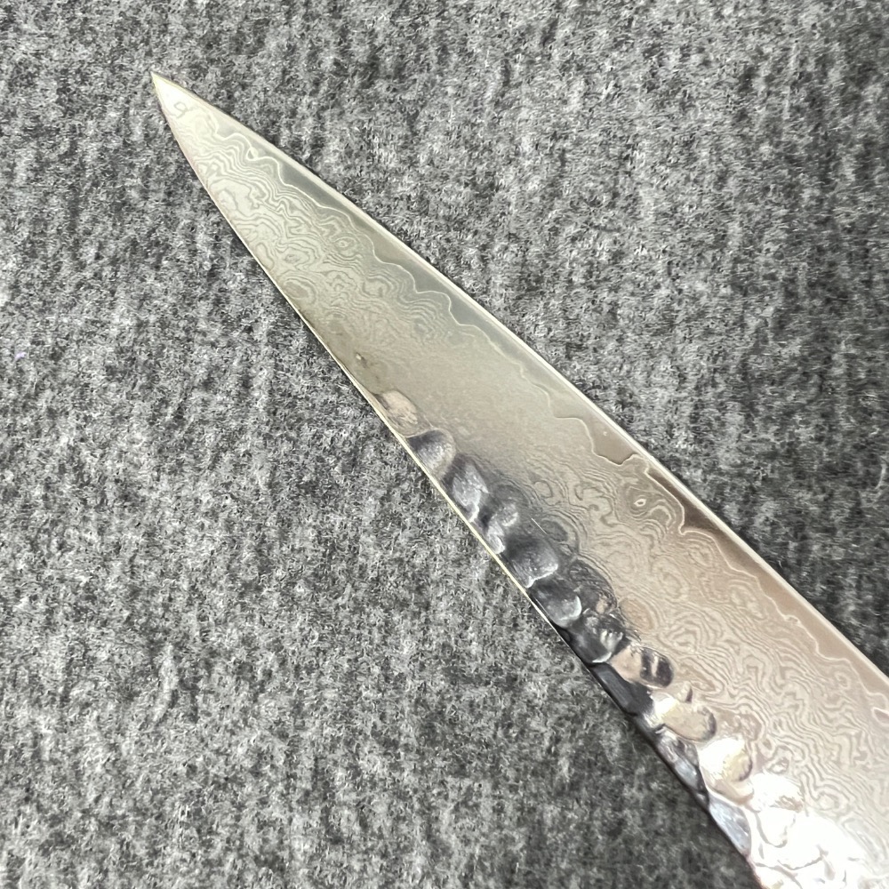 台中菜刀王 堺孝行 33層槌紋 筋引 240mm 日式木柄 ～-細節圖4