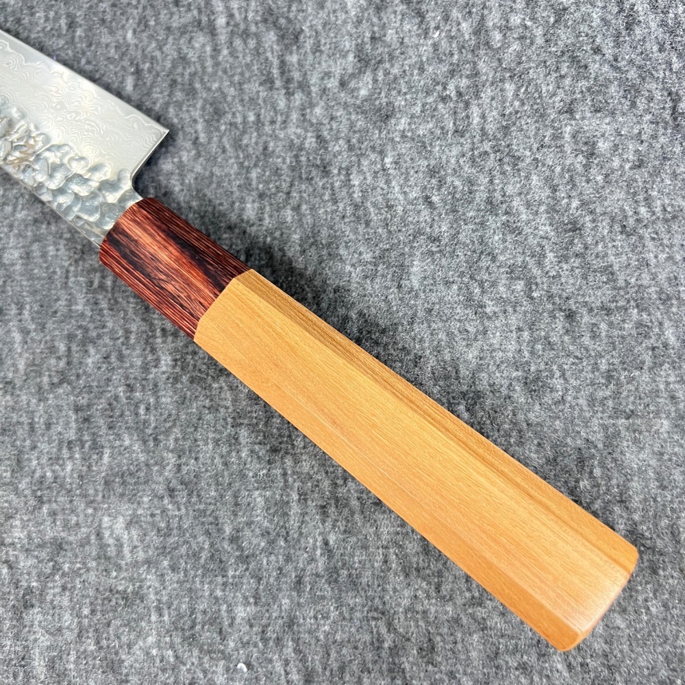 台中菜刀王 堺孝行 33層槌紋 筋引 240mm 日式木柄 ～-細節圖5
