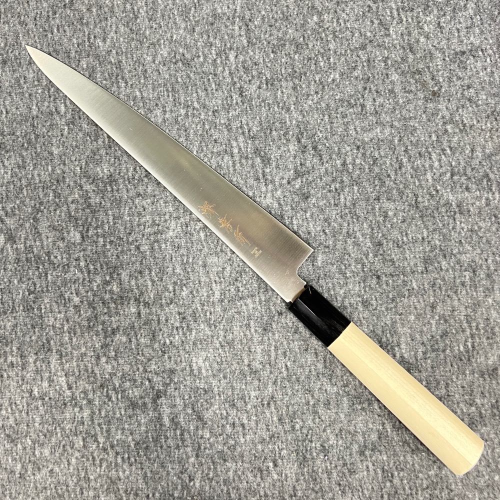 台中菜刀王 堺孝行 INOX 鉬釩鋼 和筋引 240mm～全館超取免運～-細節圖2