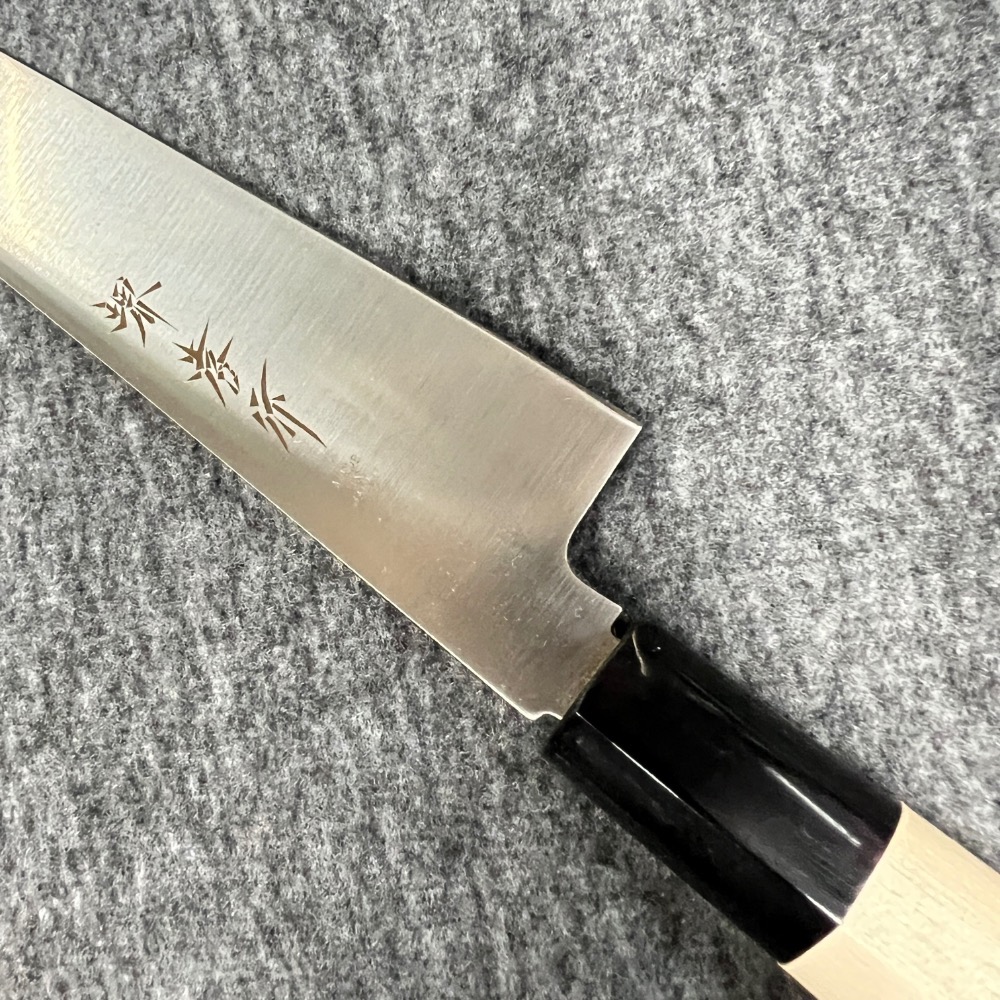台中菜刀王 堺孝行 INOX 鉬釩鋼 和筋引 240mm～全館超取免運～-細節圖3