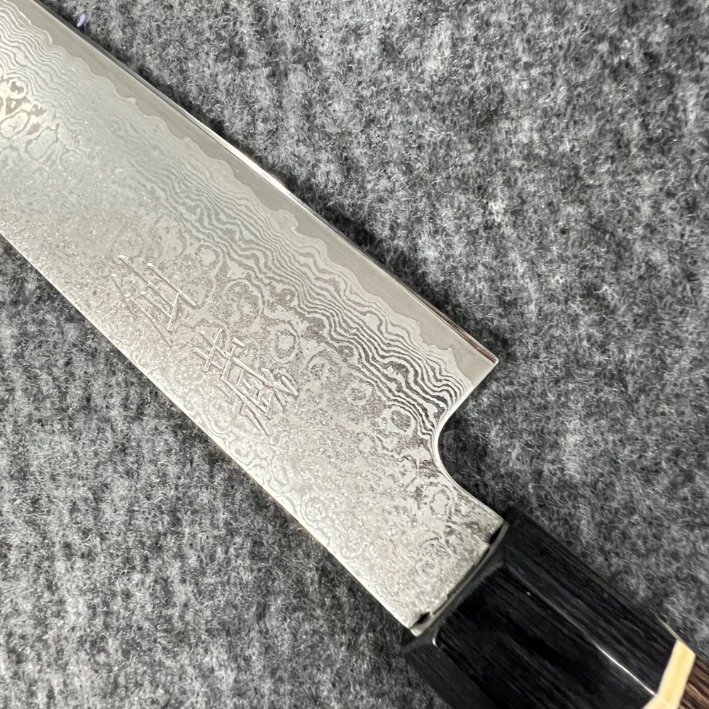 台中菜刀王 仙藏 BD-07  VG10 大馬士革 萬用細身 210mm 積層木八角柄~-細節圖3