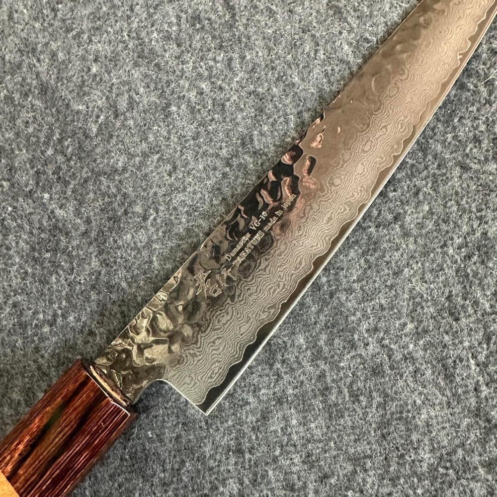 台中菜刀王 堺孝行 VG10 33層大馬士革紋 多用途小刀 180mm～-細節圖2
