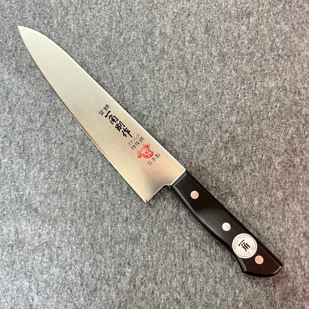 台中菜刀王 一角別作牛刀 主廚刀 特殊鋼～-細節圖3
