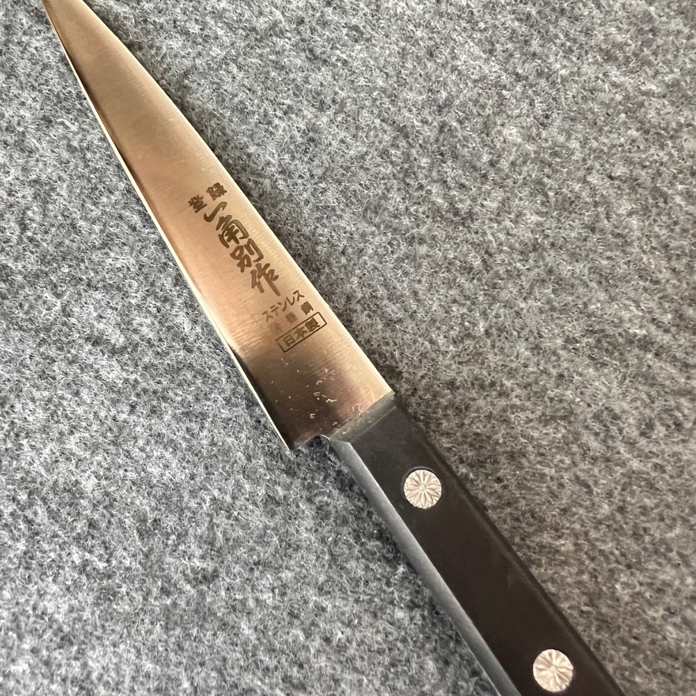 台中菜刀王 一角別作刻花刀 雕刻刀 水果刀 特殊鋼～-細節圖3