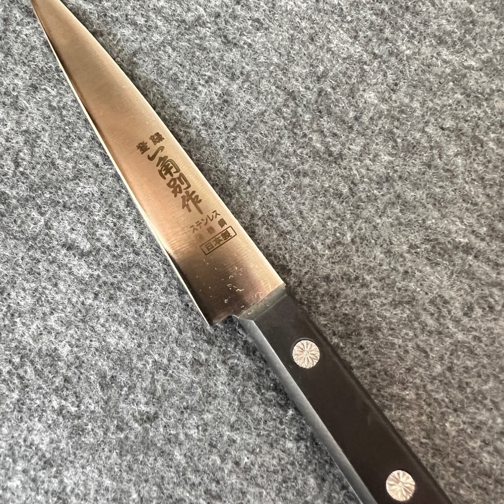 台中菜刀王 一角別作刻花刀 雕刻刀 水果刀 特殊鋼～-細節圖3