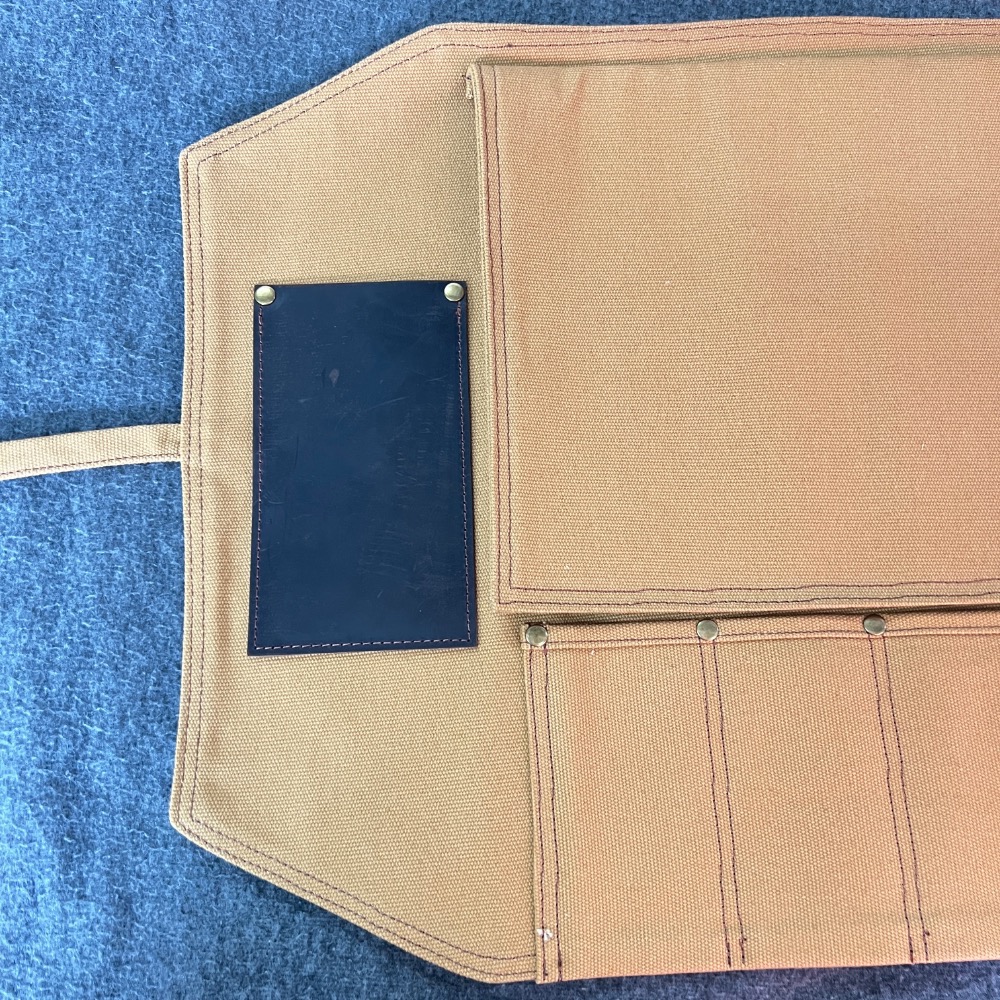 台中菜刀王 超質感的日式刀袋 帆布日式刀袋 刀卷 （8入）～超取免運～-細節圖3