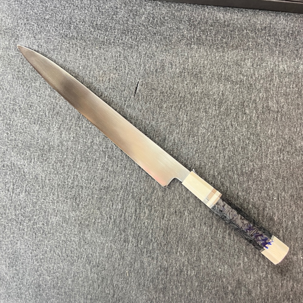 菜刀王出品 秦儀作VG-10 W 系列～二合層鍛 柳刃300mm-細節圖2