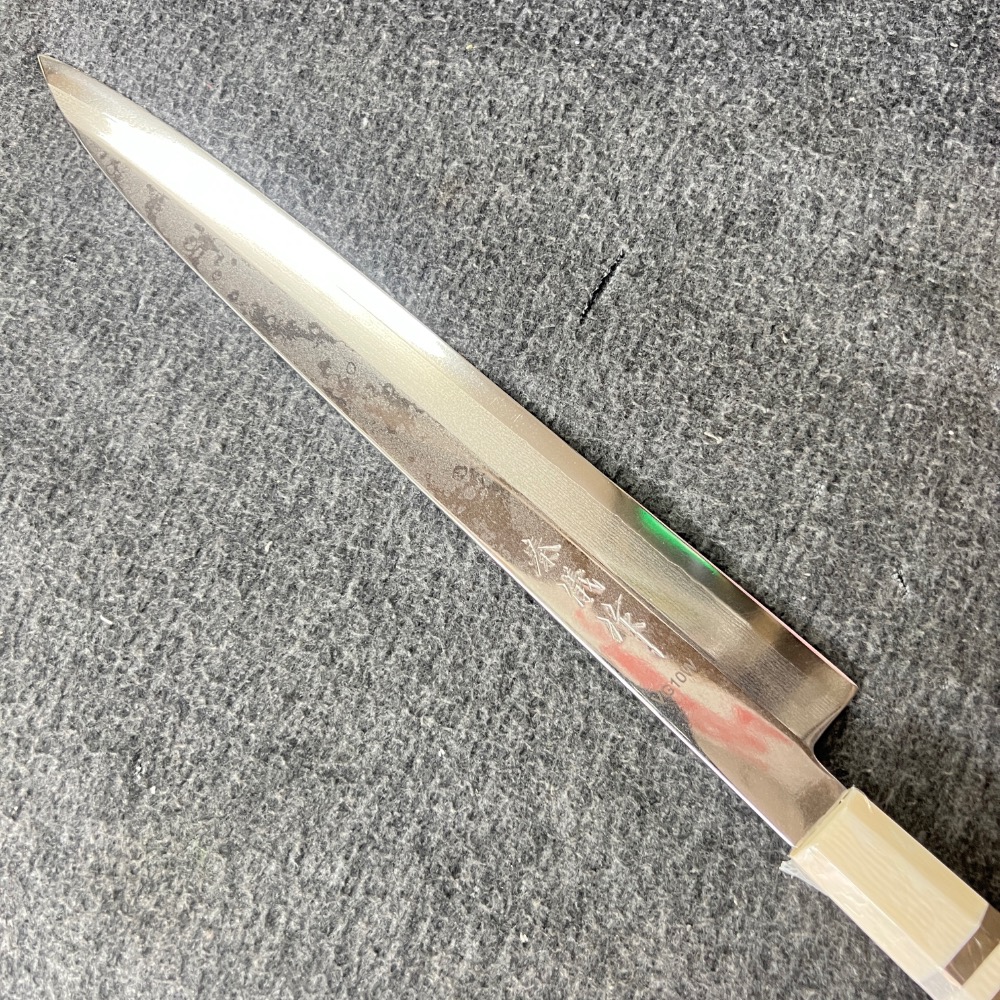 菜刀王出品 秦儀作VG-10 W 系列～二合層鍛 柳刃300mm-細節圖3